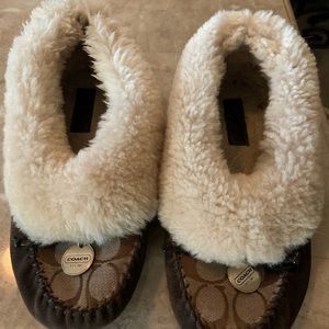 Coach slippers